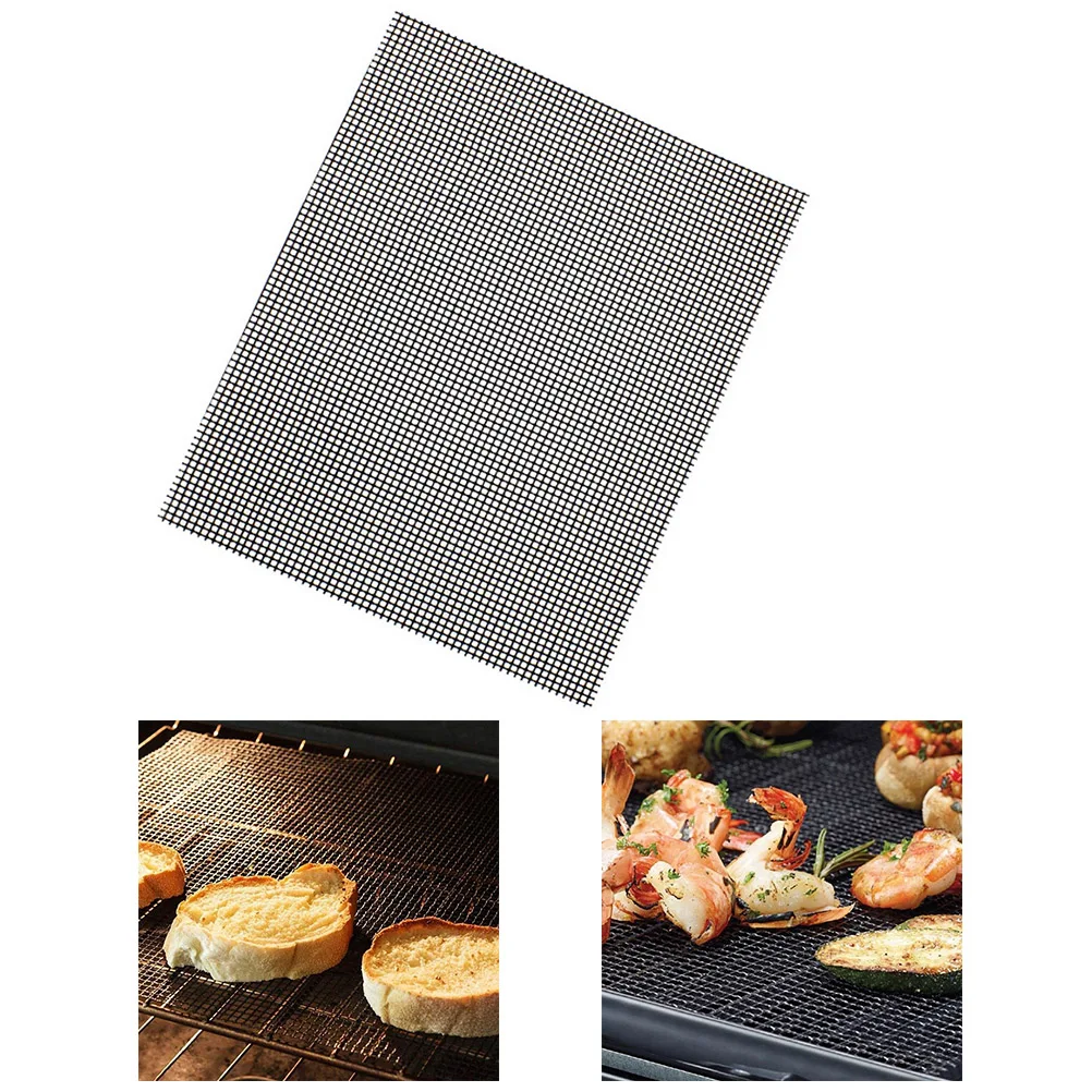

Multifunctional Non-Stick BBQ Mesh Grilling Mat Pad PTFE Baking Sheet Meshes for Outdoor Picnic Cooking Barbecue