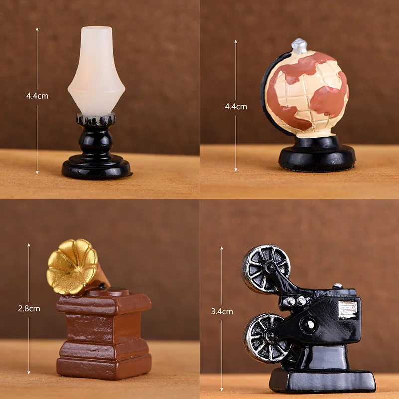 Милая мини камера ТВ радио фонограф имитация смолы игрушка украшение для