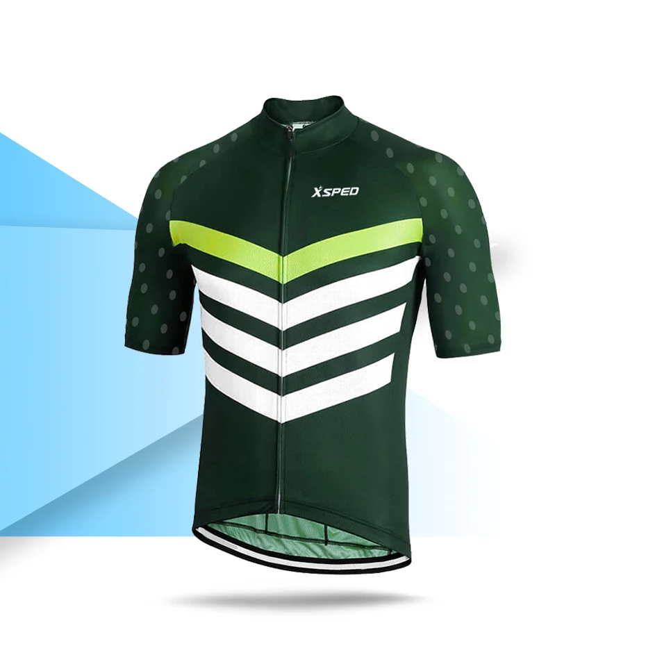 Футболка мужская велосипедная с коротким рукавом дышащая быстросохнущая