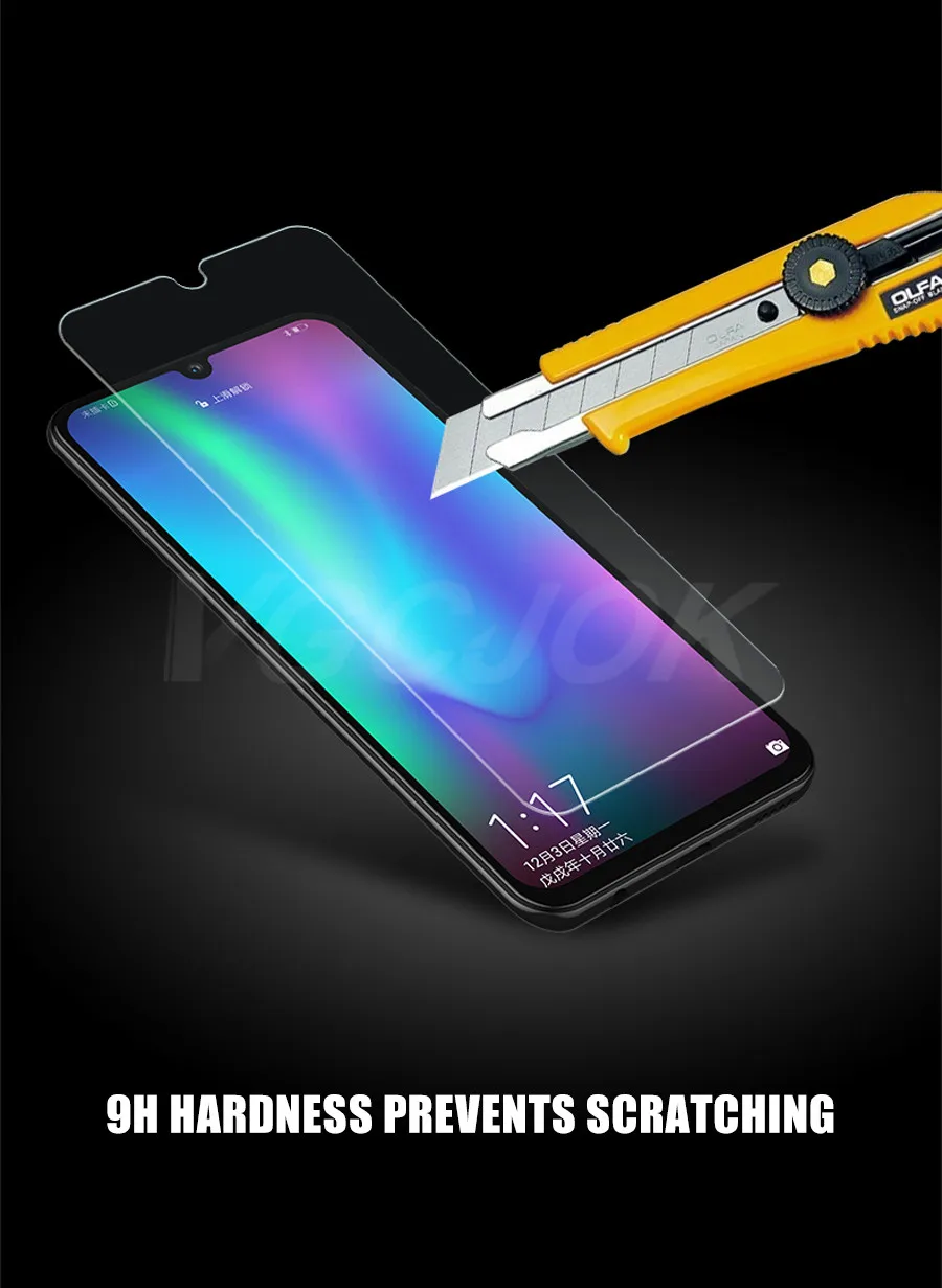 С уровнем твердости 9H Защитная Стекло для huawei Y5 Y6 Y7 Prime Y7S закаленное Стекло Экран протектор для huawei Y6 Y7 Pro Y9 Prime