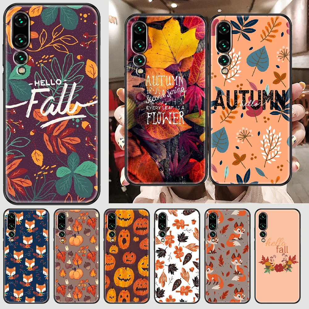 Здравствуйте осень знак симпатичный чехол для телефона Huawei P Mate P10 P20 P30 P40 10 20 Смарт