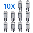 10X 2022 новейший W5W светодиодный Canbus T10 светильник свет s COB стекло внутренние части лампы 6000K белый купол автомобильного номерного знака светильник для чтения