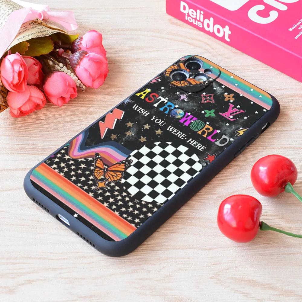 

For iPhone Astroworld Aesthetic Print Soft Matt Apple iPhone Case