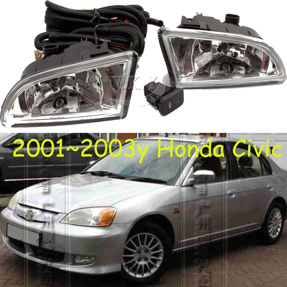 Автомобильная фара на бампер для Honda Civic противотумансветильник ры 2001 ~ 2003y