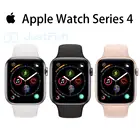 Оригинальный бу Apple Watch Series 4 GPS 4044 мм 90% новый чехол из нержавеющей стали Смарт-часы с белымзолотымчерным IWatch