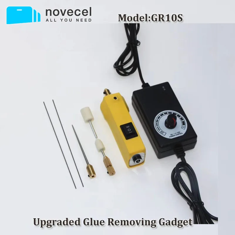 Novecel GR10S OCA инструмент для удаления клея для мобильного телефона ЖК-экран ремонт Электрический мини клей для удаления с регулятором скорости