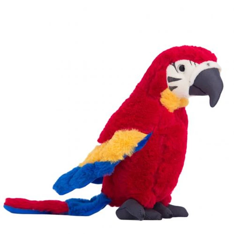 

25cm Cute Animal Simulation Plush Parrot Bird Plush Stuffed Doll Kids Toy Home Table Sofa Car Garden Decor Gifts