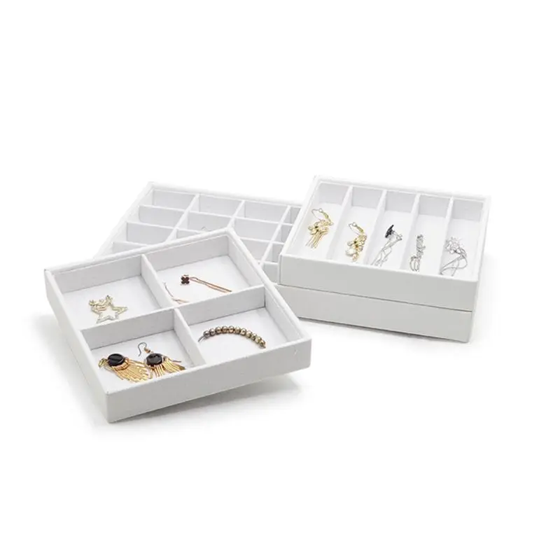 

Jewelry Trays Stackable Showcase Display Drawer Organizer Jewelry Accessary Storage Multi-Purpose,Multiple Combinations,85LB