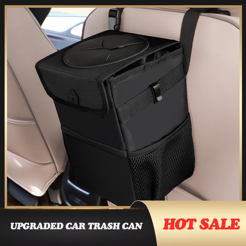 

Автомобильная мусорная корзина, мусорный мешок для заднего сиденья автомобиля, мусорная корзина для автомобиля, мусорная корзина, органайз...