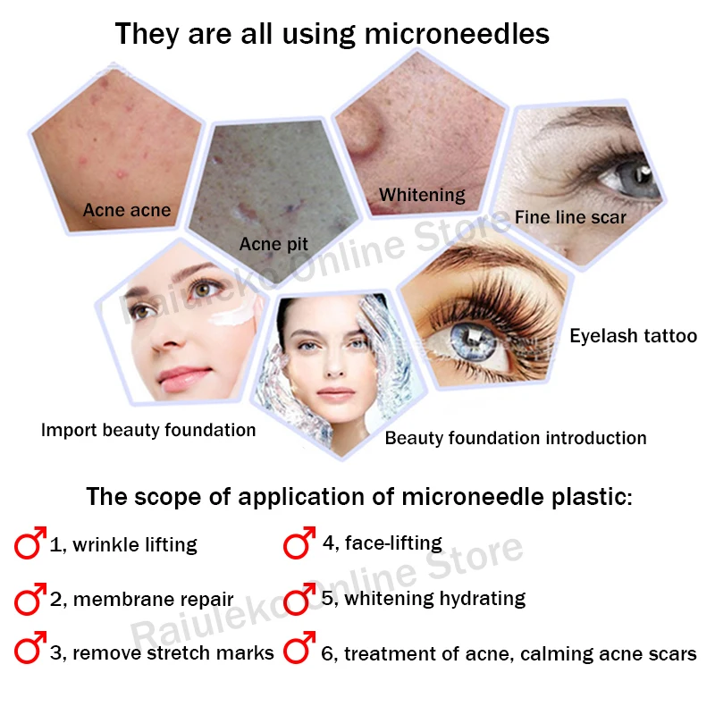 5 шт. нано иглы тату байонетный винт порт Дерма Инструменты Электрический авто