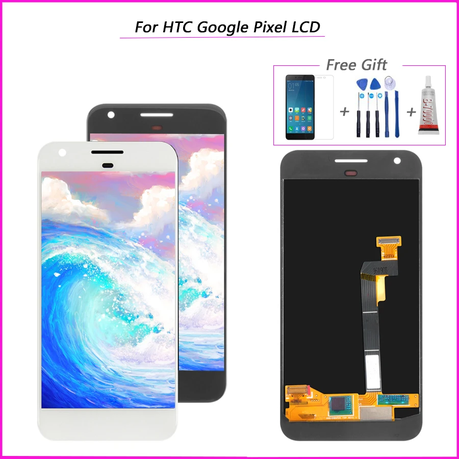 Сменный сенсорный ЖК-экран для HTC Google Pixel 1 | Мобильные телефоны и аксессуары