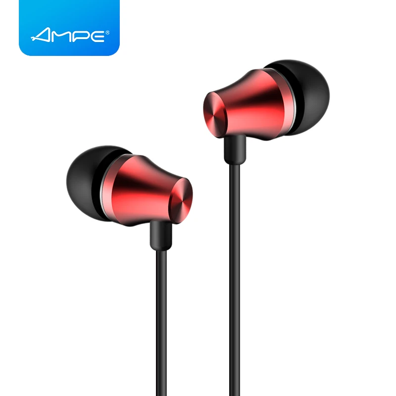 Металлический чехол для наушников Ampe E12 Special edition звукоизоляция HD HiFi