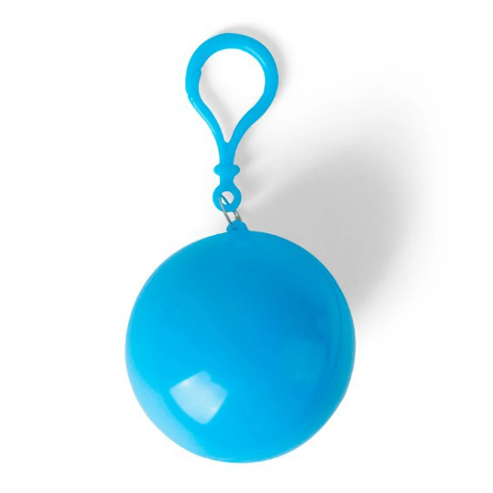 2 шт Открытый переносной плащ мяч пластиковый дождевик одноразовая