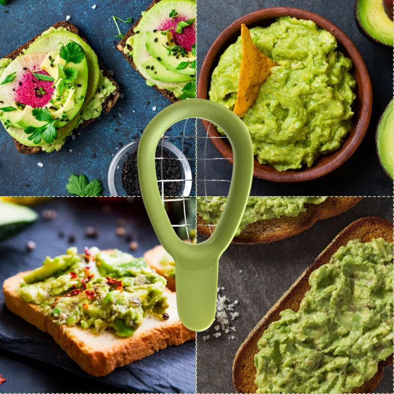 Avocado Dice Cube Stainless Steel Slicer Fruits Melon Cutter Cuber Kitchen Appliances Plastic Handle Gadgets Accessories Tools