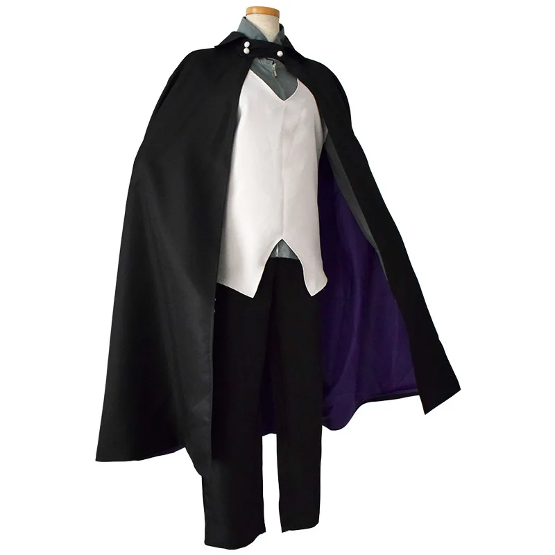 Костюм мужской для ролевых игр аниме Boruto Cos Uchiha Sasuke куртка жилет брюки накидка на