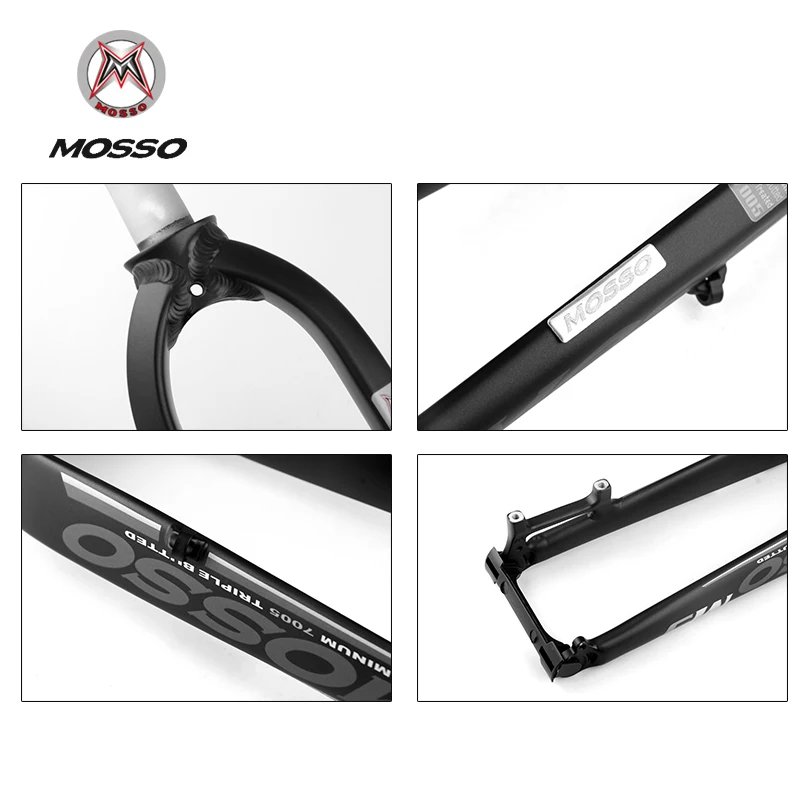 

Mosso Fork M5L M5 M3 Mountain Bike Fork 26/27.5/29in Disc Brake Front Forks ALU 7075 260mm MTB Folding Bicycle Fork 2021 NEW