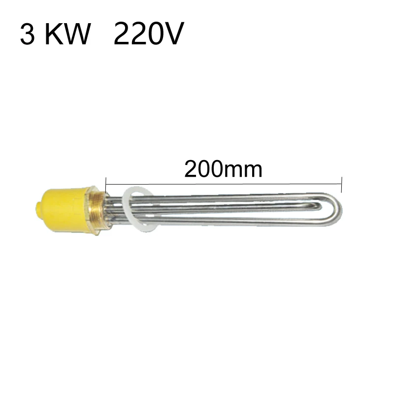 3 KW 220V DN40(1-1/") водонагреватель Нагревательный элемент, 220 В/380 В, 201 нержавеющая сталь бойлер управления резервуар для воды, 3 кВт/6 кВт/9 кВт/12 кВт - Цвет: 3 KW 220V
