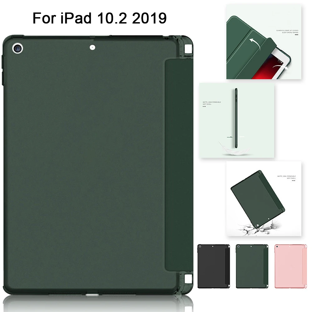 Магнитный флип чехол защитный для iPad 10 2 2019 автоматические Чехлы пробуждения/сна