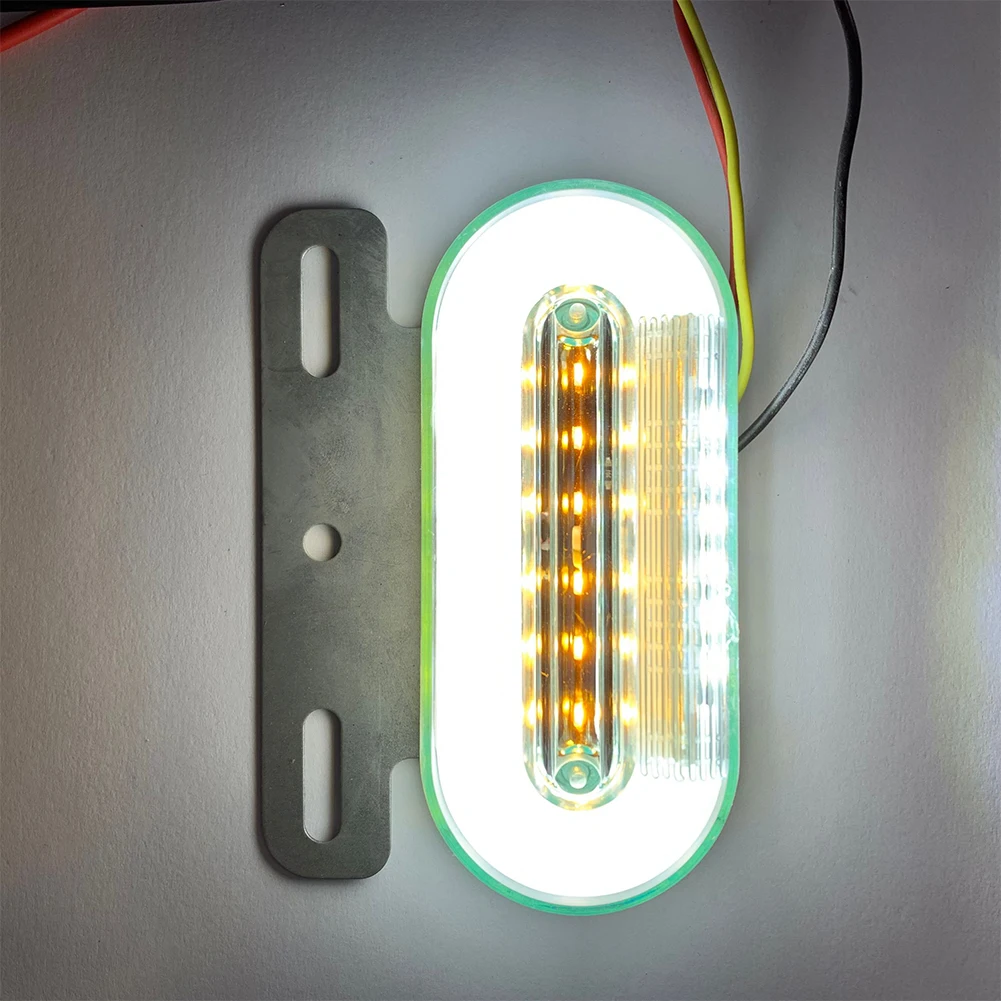 

4/10Pcs 12V Oval High Quality LED Side Marker Lights Warning Lights Flashing Lights For Truck Car Universal Car Accessories