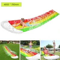 480x70cm children surf water slide outdoor garden racing lawn water slide spray summer water games toy lawn water slide sale