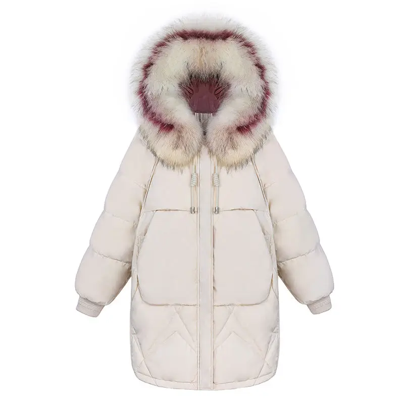 

Женская парка Bella Philosophy, зеленая однотонная куртка с мехом и лентами, теплая хлопковая куртка с капюшоном