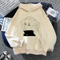 tokyo revengers mens hoodies anime casual clothes pullovers sano manjiro mikey cartoon kawaii unisex couples hooded sweatshirts