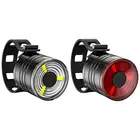 Велосипедный Задний сигнальный фонарь, 2 модели, USB, перезаряжаемый, IPX6, водонепроницаемый, для горного велосипеда, шлема, сумка, задний светильник, дропшиппинг