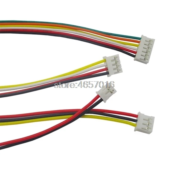 10 шт./лот Mini Micro JST 2 0 PH 2/3/4/5/6/7/8/3 5-контактный разъем с проводами кабелями 9/10 мм 26AWG