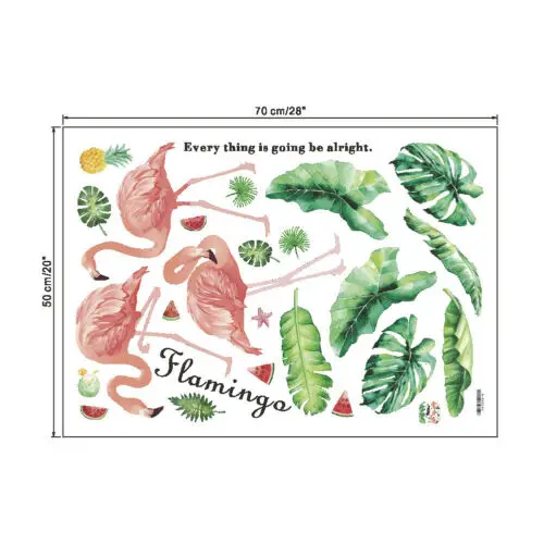 Наклейки на стену в виде листьев пальмы | Дом и сад