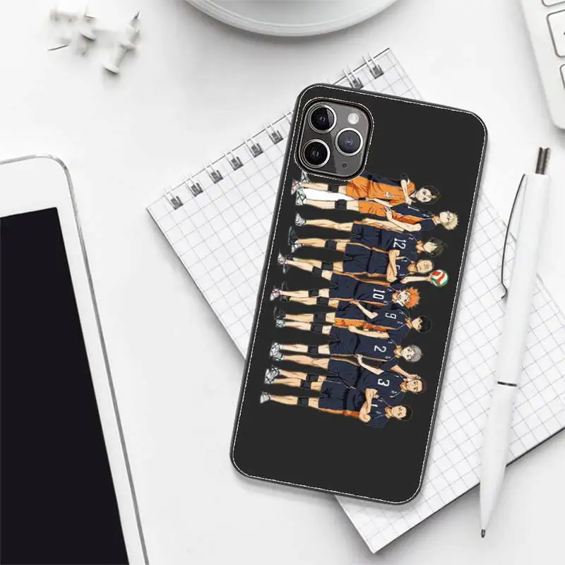 

Haikyuu Hinata attacks Anime Phone Case for iPhone 7 8 11 12 Pro X XS XR Samsung A S Note 9 10 21S 71 Plus pro Max funda