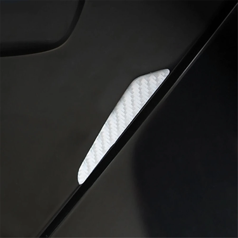 4 шт. защитные наклейки для дверей автомобиля из углеродного волокна | Автомобили