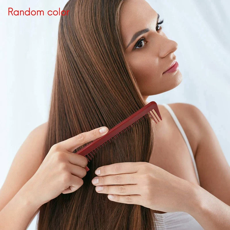 

100 Pcs Transparent Plastic Hairspray Shield Mask Eye Face Mask & 6 Pcs Hair Cutting Comb Salon Hair Clipper Cut Comb