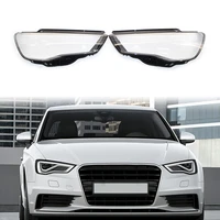 car front headlight cover for audi a3 2013 2017 auto headlamp lampshade lampcover head lamp light covers glass lens shell caps