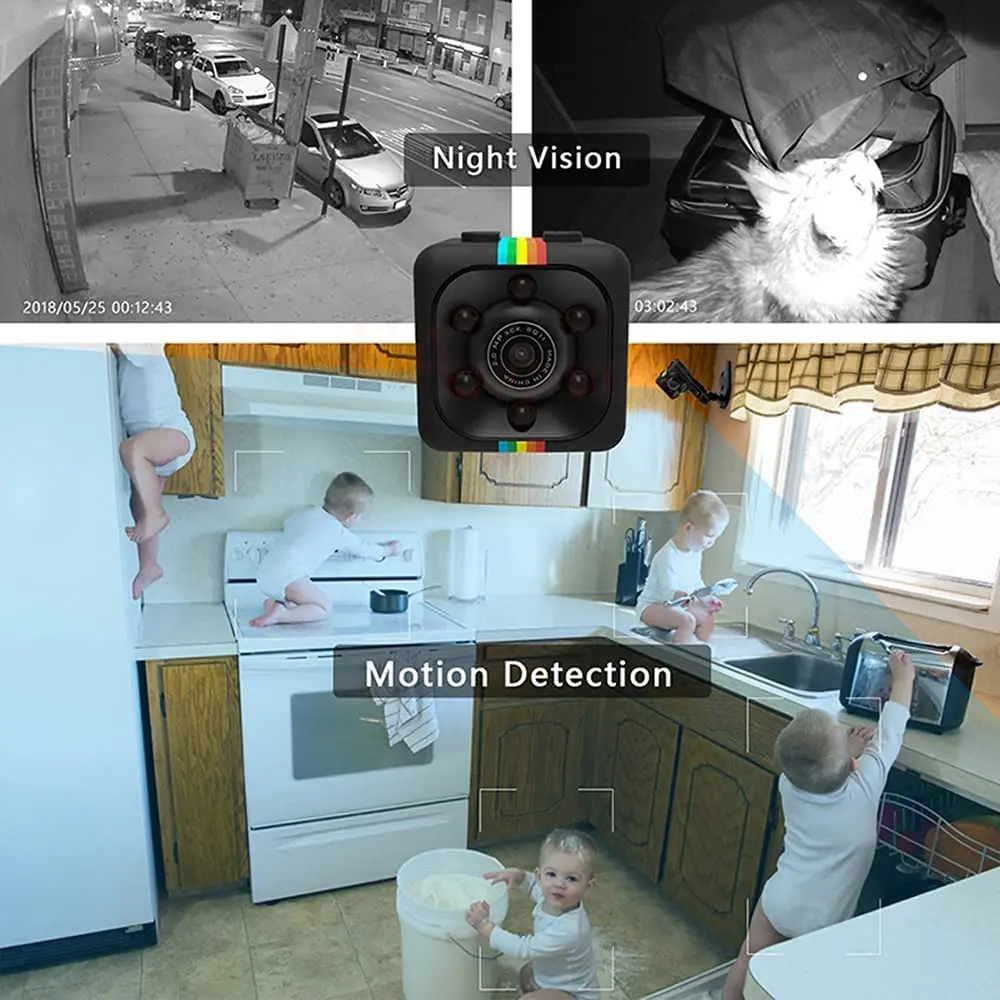 Продажа Мини камера Портативная Цифровая видеокамера Wifi 360 наружная Водонепроницаемая беспроводная с TF картой штатив Экшн-камера 2k 30fps
