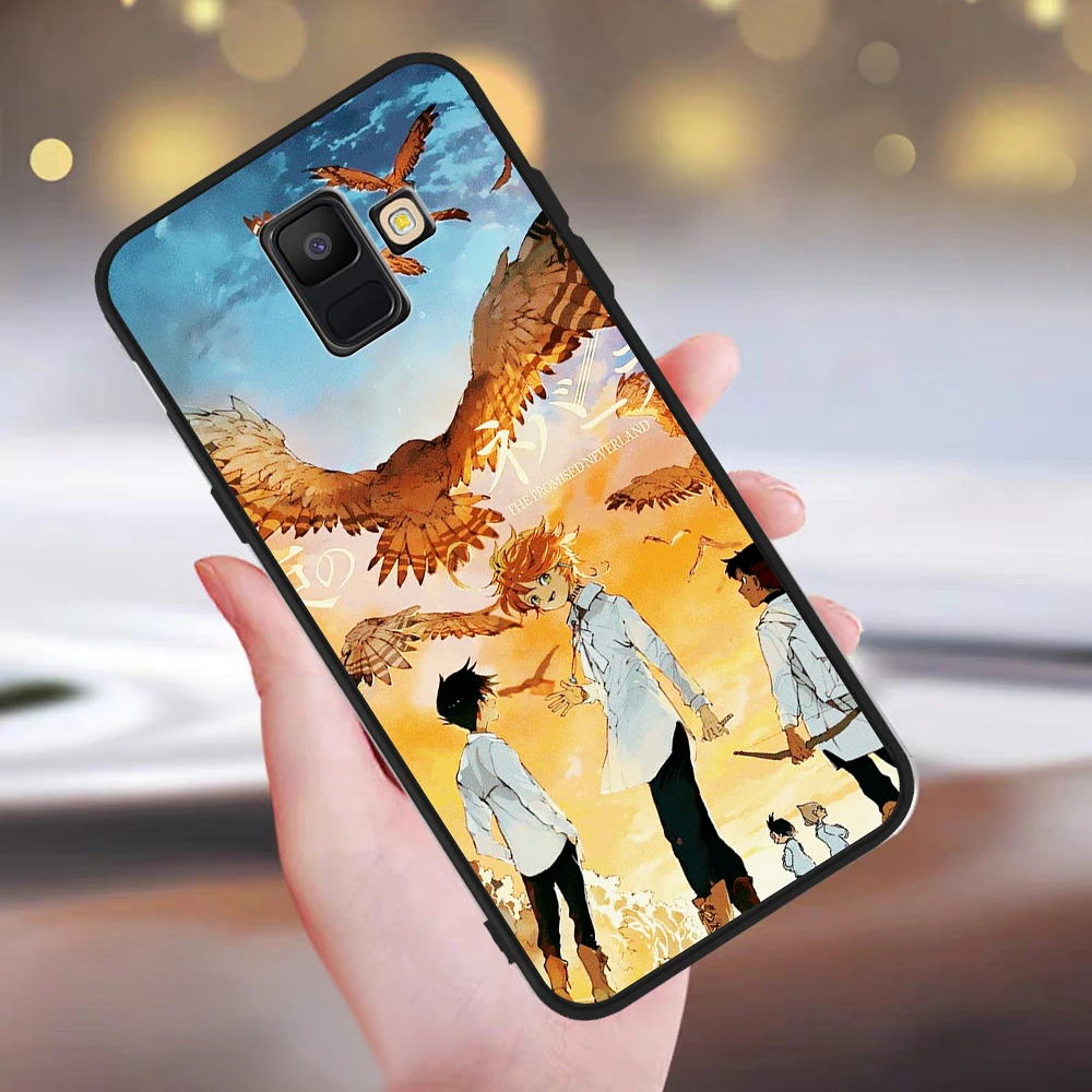 

Anime The Promised Neverland for Samsung Galaxy A3 A5 A6 A7 A8 A9 A10 A30 A40 A50 A90 J3 J4 J5 J6 J7 J8 Plus Funda Cover Etui
