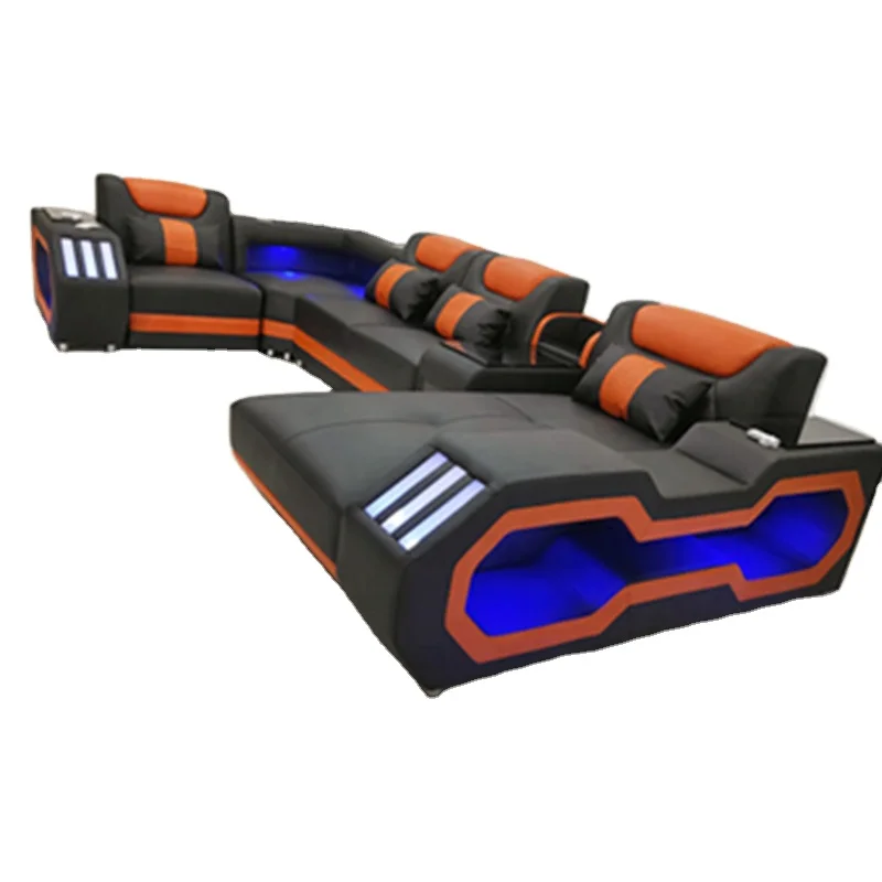 Диван в стиле ретро из натуральной кожи диван для гостиной|Наборы гостиной| |