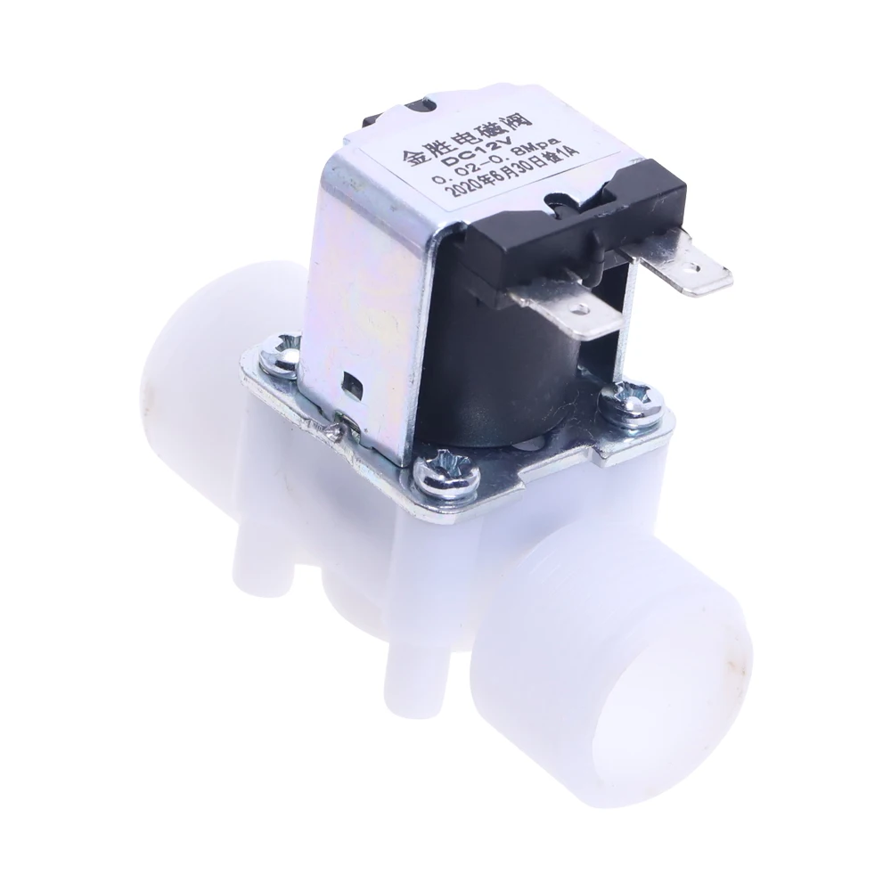 3/4 &quotПластик электромагнитный клапан 12V PP N/C Магнитный стиральная машина