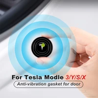 anti vibration gasket for door silica gel cushion car beauty styling maintenance accessories for tesla model 3 model y s x