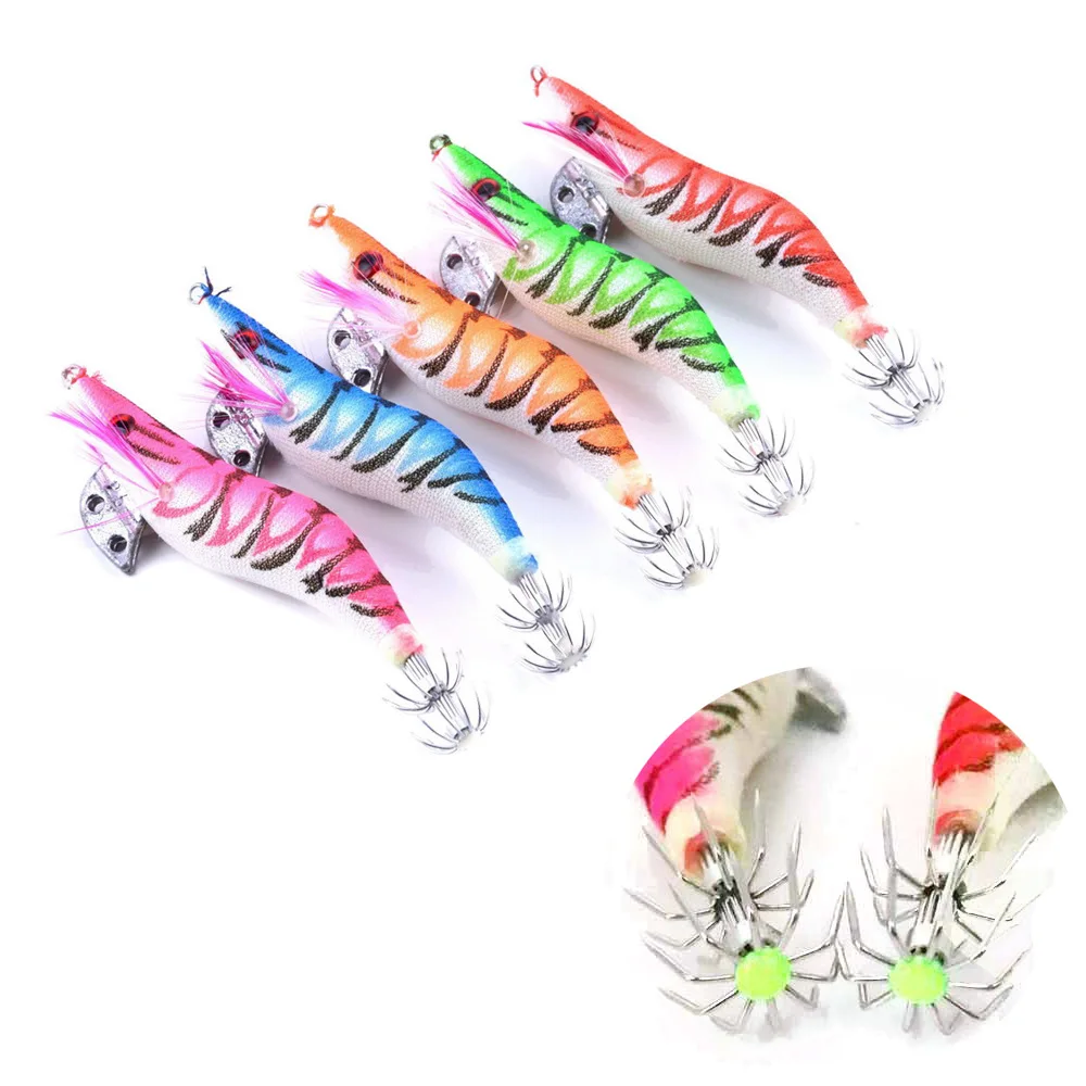 1 шт. наживка в виде светящейся креветки кальмарный джиг приманка для рыбалки