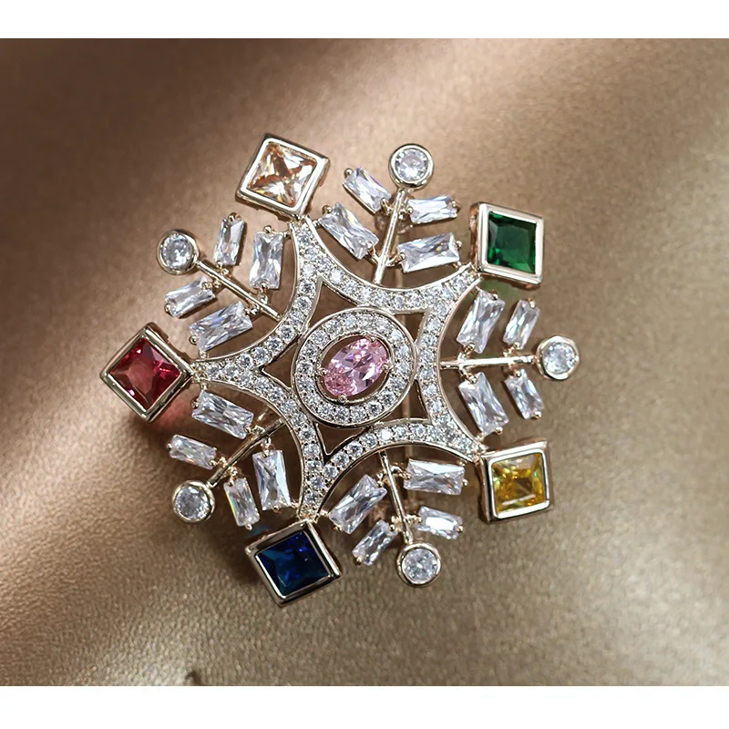 

Экзотическая инкрустация Цвет восстанавливает древние путь корсаж женский стиль брошь на булавке