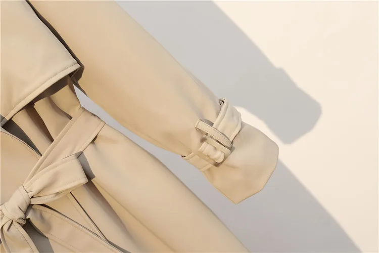 Женский Универсальный осенне зимний Тренч Модная элегантная рабочая одежда для