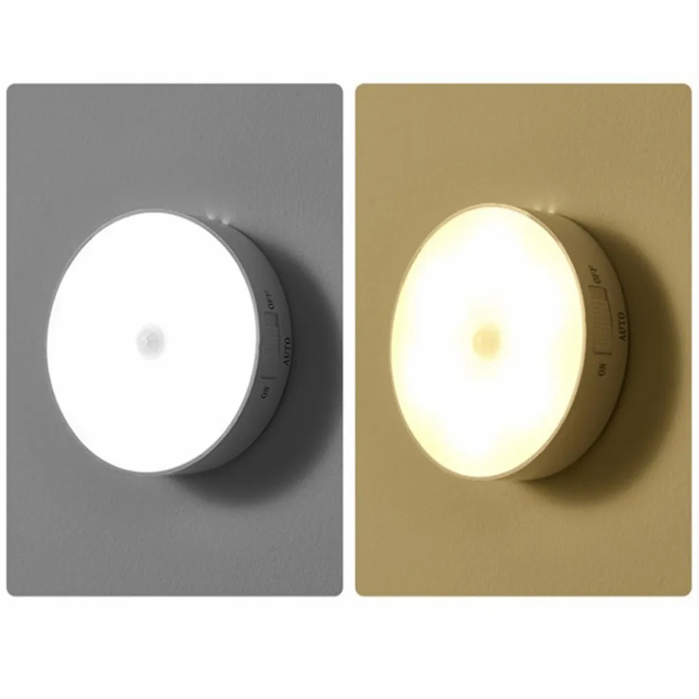 Беспроводной светильник с 6 светодиодами и датчиком движения лампа для спальни