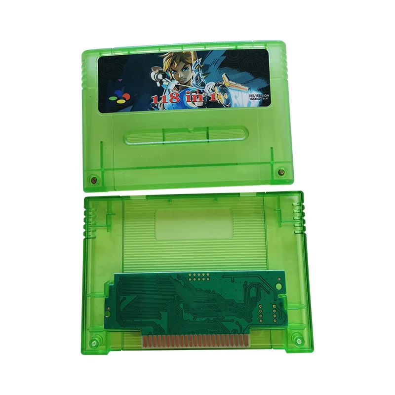 Супер видеоигра 118 в 1 для картриджа snes 16 бит-NTSC EUR- Super NES-с быстрой доставкой -
