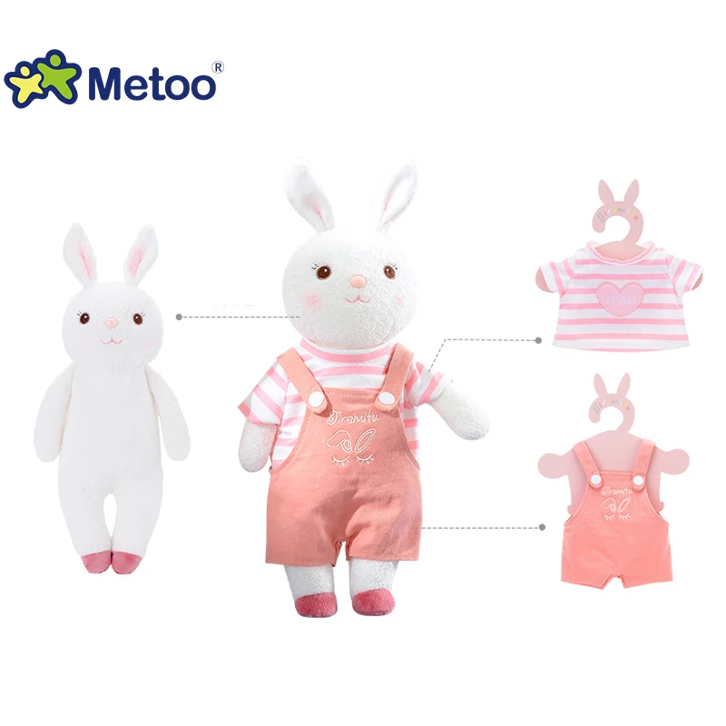 Новейшая кукла Metoo для дрессировки плюшевый и мягкий милый кролик милые животные