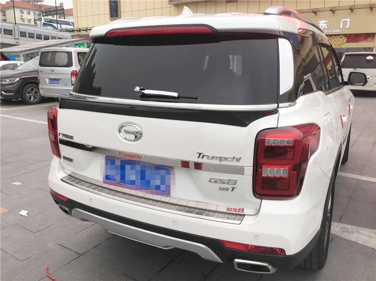Спойлер для Trumpche GS8 2017-2019 GS7 спойлер ABT ABS пластик Материал заднее крыло автомобиля