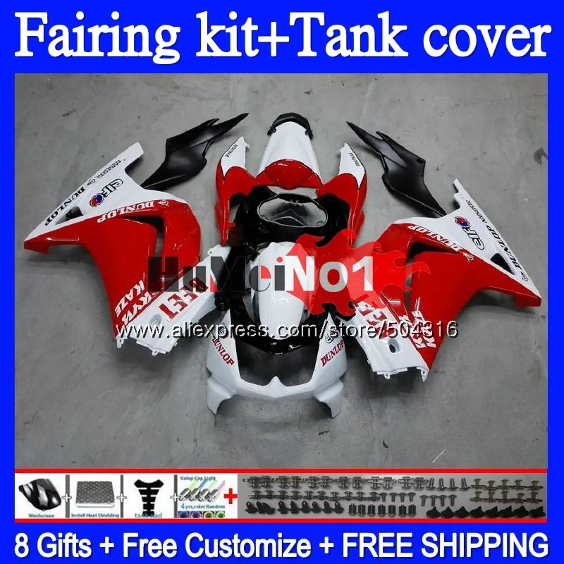 

Kit For KAWASAKI EX250 ZX250 R 2008 2009 2010 2011 2012 Red White 94MC.38 EX250R ZX EX 250 250R ZX250R 08 09 10 11 12 Fairing