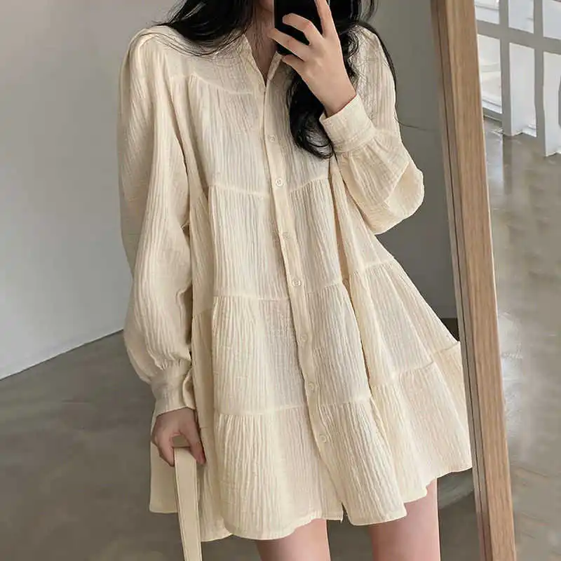 

New Dresses For Women summer Casual Dresses Chiffon Round Neck Dress