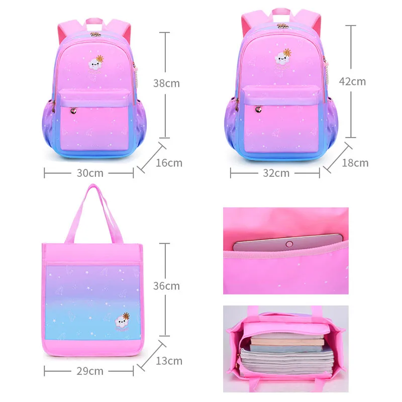 SUN EIGHT Girls Backpacks School Bags for Girls Children Backpack Kids Bag Nylon Waterproof schoolbagMochilas