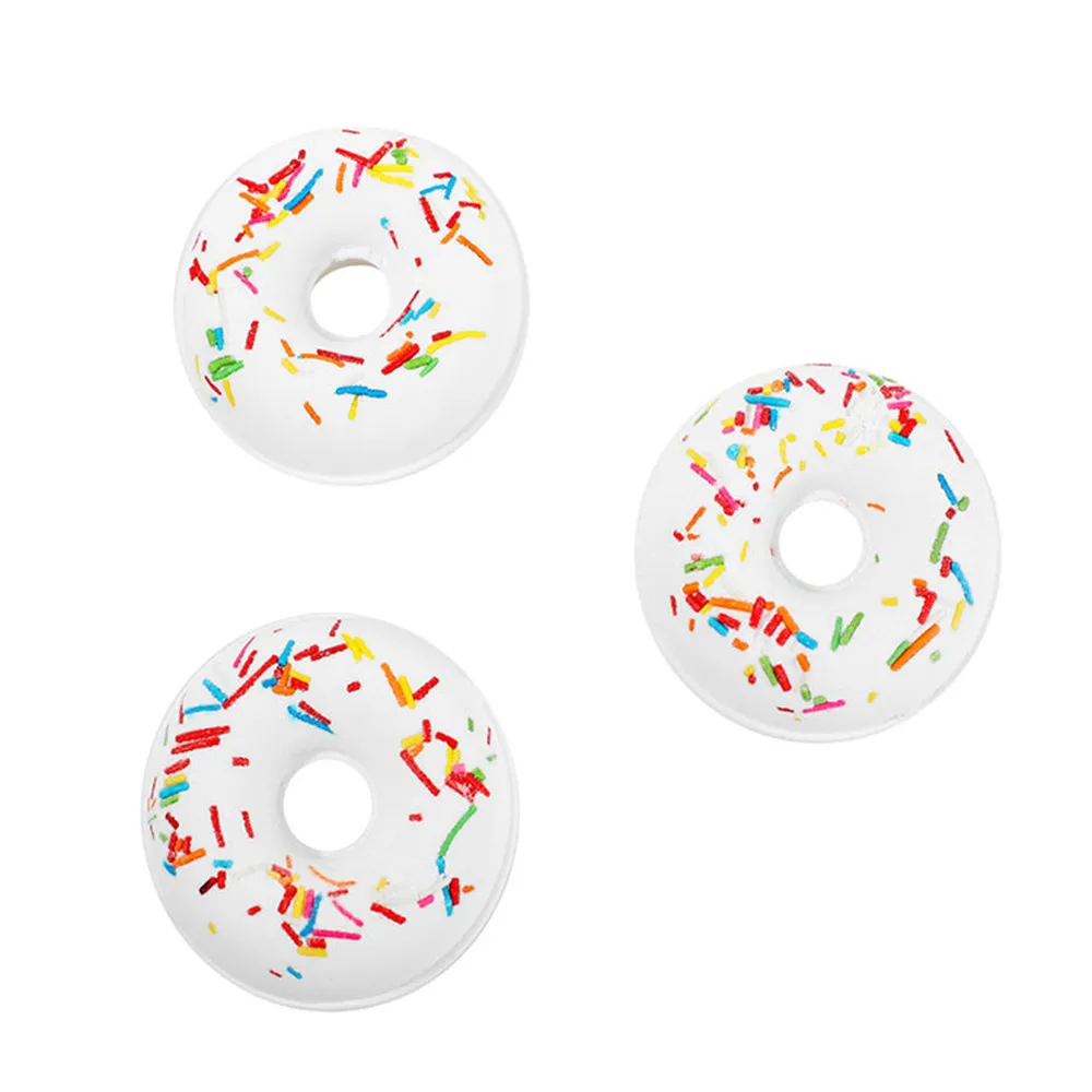 

95g Donuts Shaped Bathing Bubble Ball Handmade Body Sea Salt Mold Relax Stress Relief Moisturize Salt Soap Shower Body Cleaner