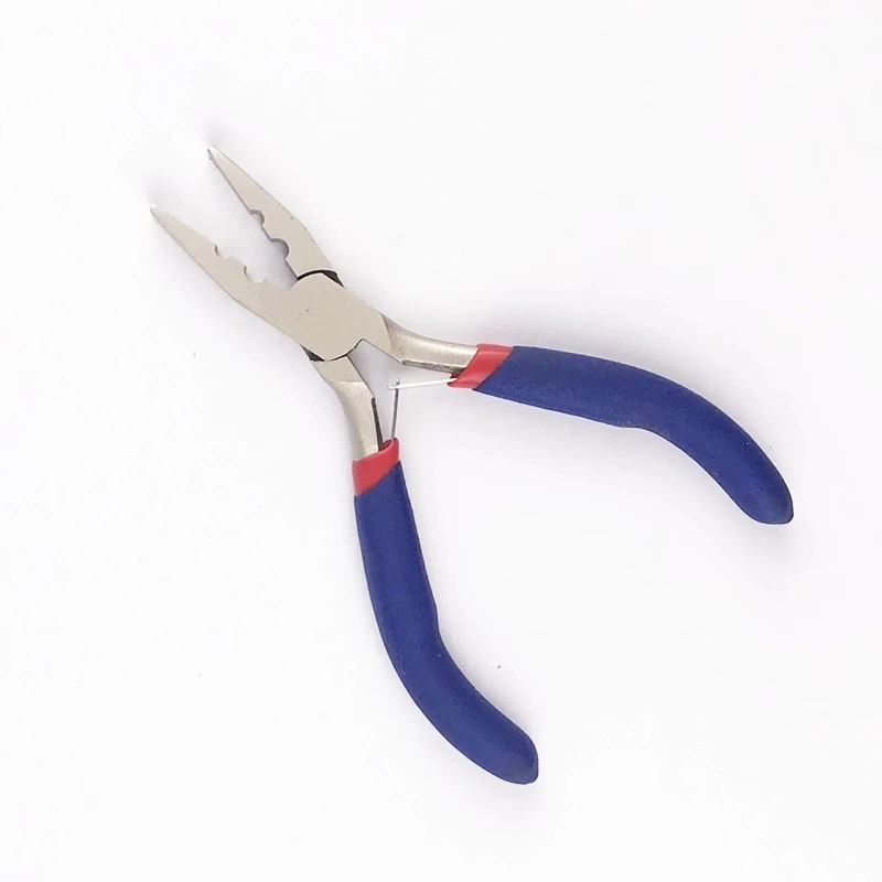 Плоскогубцы для волос заостренные с двумя отверстиями плоскогубцы наращивания